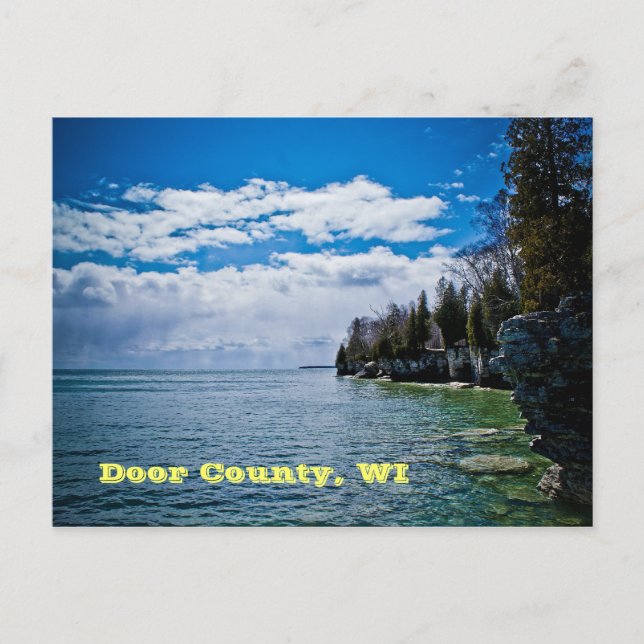 Carte postale du comté de Door (Devant)