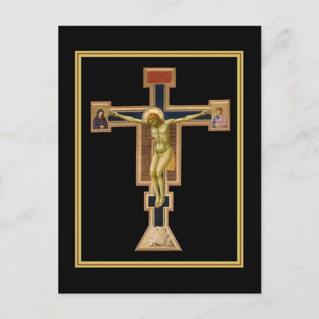 Carte postale du Crucifix de Giotto 1290 - 1295 (Devant)