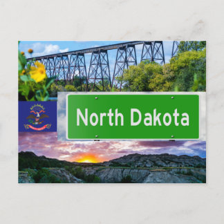Carte postale du Dakota du Nord