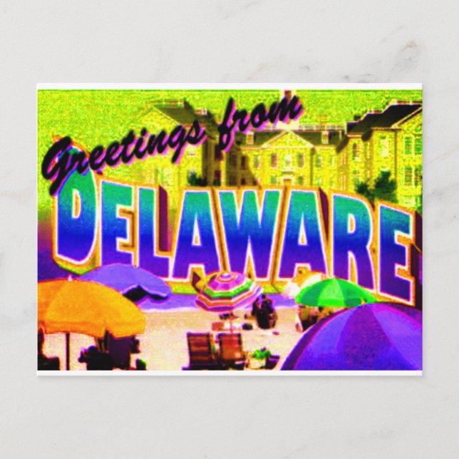 Carte postale du Delaware (Devant)