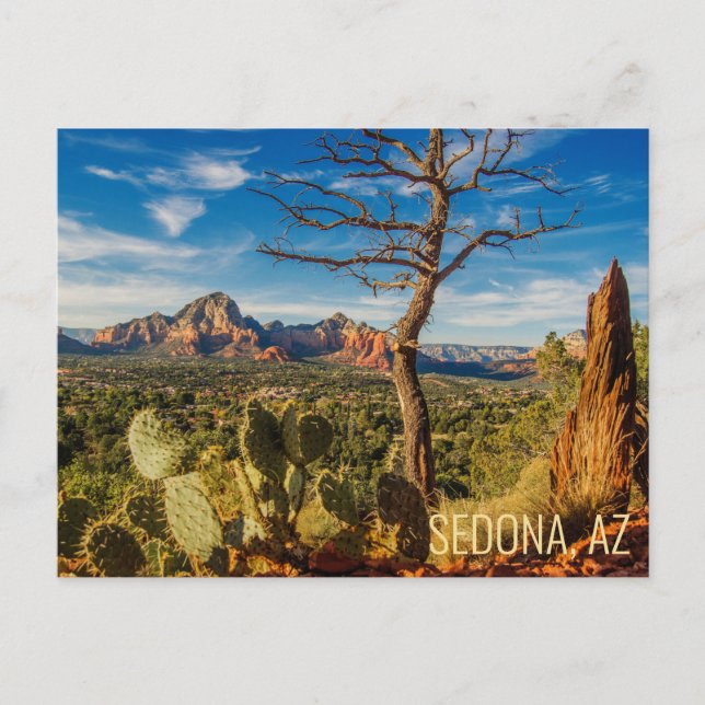 Carte postale du désert de Sedona en Arizona avec  (Devant)