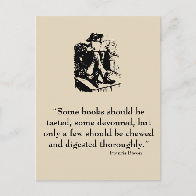 Carte postale du devis Francis Bacon (Devant)