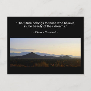 Carte postale du devis Inspiration Eleanor Rooseve