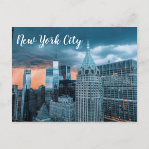 Carte postale du district financier NYC