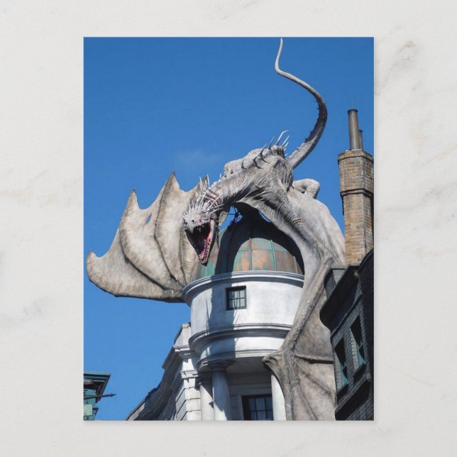Carte postale du dragon fantastique (Devant)