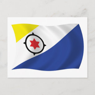 Carte postale du drapeau de Bonaire