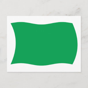Carte postale du drapeau de la Libye
