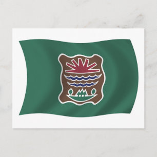 Carte postale du drapeau de la tribu Abenaki