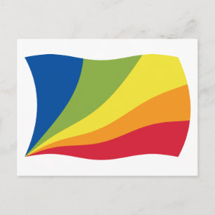 Carte postale du drapeau de Lingua Franca Nova