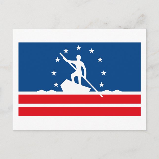 Carte postale du drapeau de Richmond (Devant)