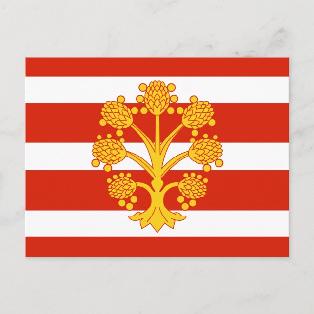 Carte postale du drapeau de Westmorland (Devant)