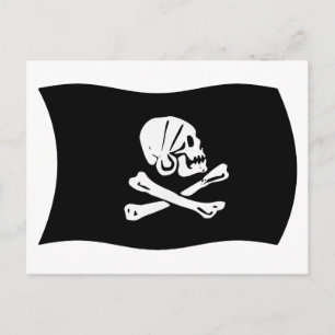 Carte postale du drapeau d'Henry Every