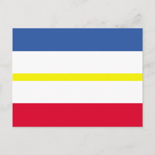 Carte postale du drapeau du Mecklembourg-Poméranie