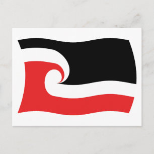 Carte postale du drapeau du peuple Maori