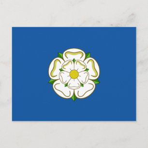 Carte postale du drapeau du Yorkshire