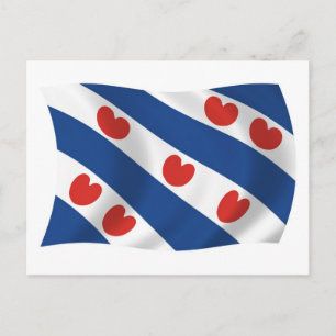 Carte postale du drapeau frison