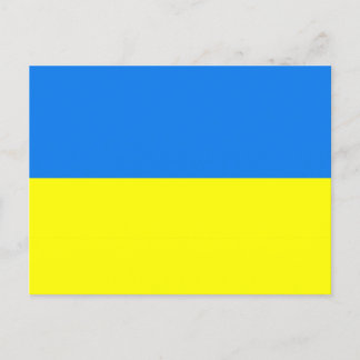 carte postale du drapeau ukrainien