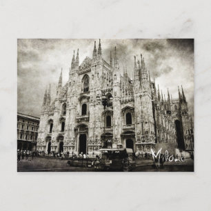 Carte postale du Duomo de Milan