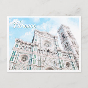 Carte postale du Duomo Florence Italie