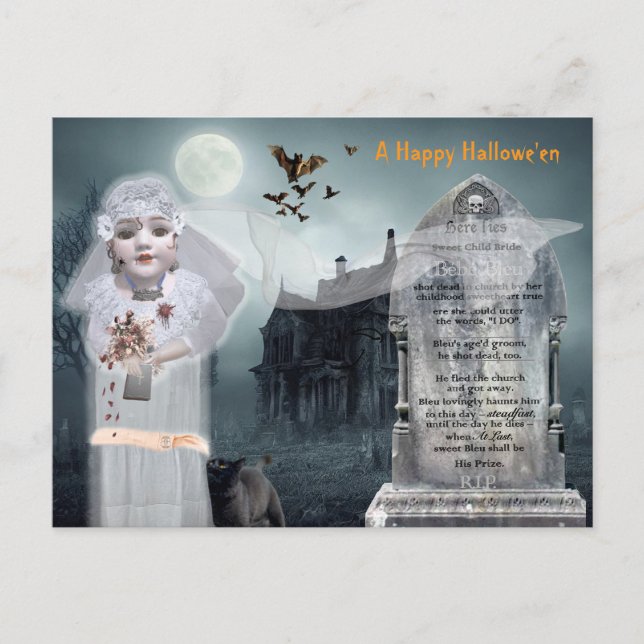 Carte postale du Fantôme de la Mariée Poupée Antiq (Devant)