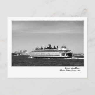 Carte postale du ferry de Staten Island