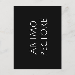 Carte Postale Du fond de la poitrine