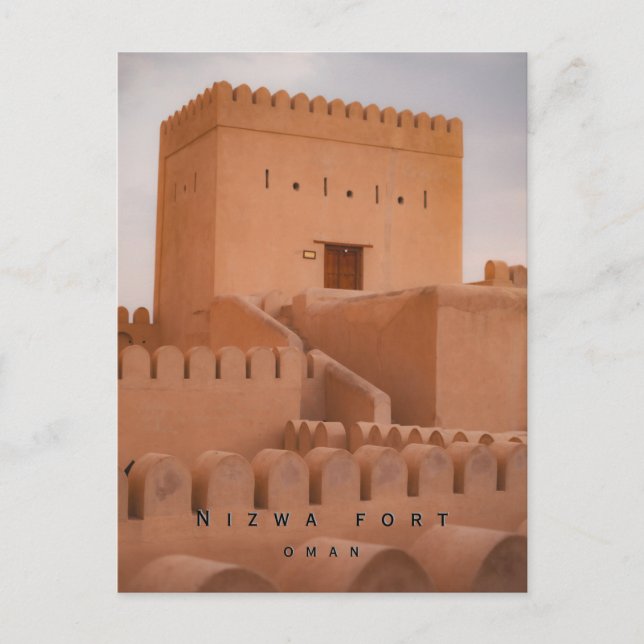 Carte postale du fort Nizwa (Devant)