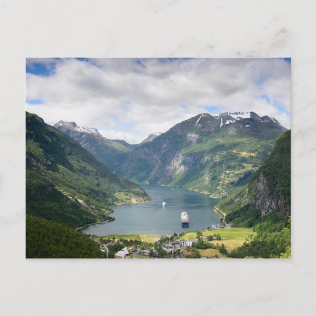 Carte postale du Geirangerfjord (Devant)