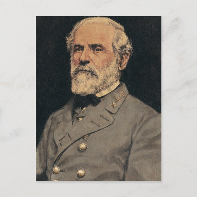 Carte postale du général Robert E. Lee (Devant)