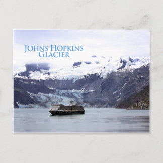Carte postale du glacier Johns Hopkins