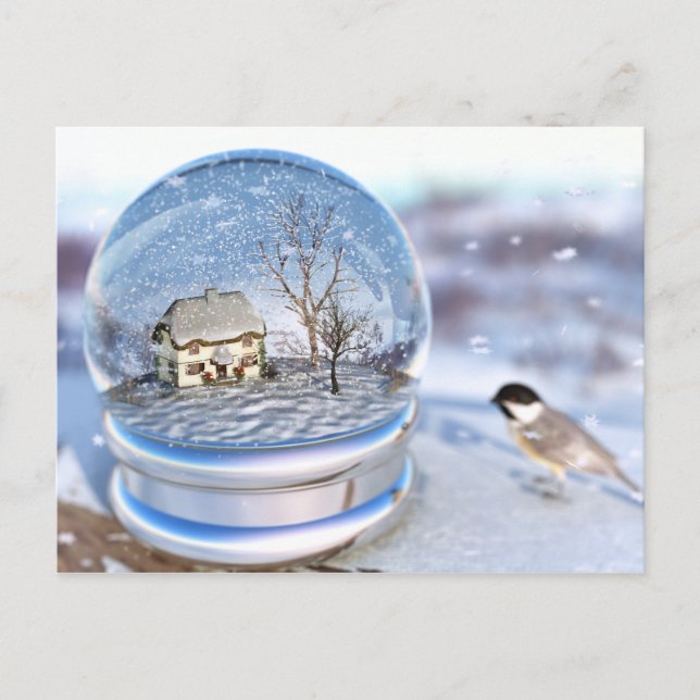 Carte postale du Globe des neiges (Devant)