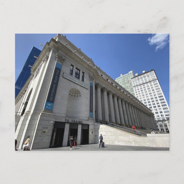 Carte postale du hall du train Moynihan de New Yor (Devant)