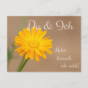 Carte Postale Du & Ich ! Mehr brauch ich nich !