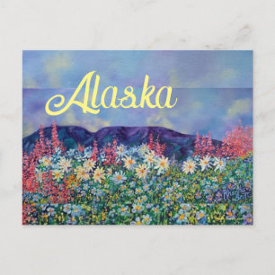 Carte postale du jardin de l'Alaska