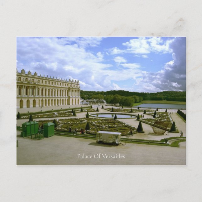 Carte postale du jardin du château de versailles (Devant)