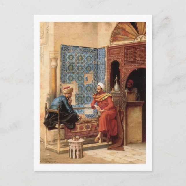 Carte postale du jeu d'échecs (Devant)