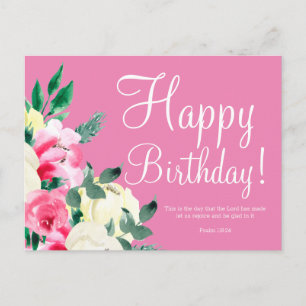 Carte postale du joli Anniversaire de la Bible