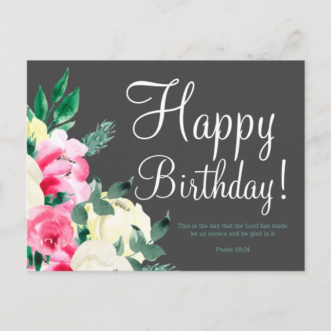 Carte postale du joli Anniversaire de la Bible (Devant)