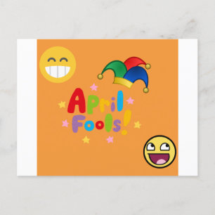 Carte postale du jour des fêtes d'avril