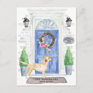 Carte postale du Labrador Retriever Moving Faire-p