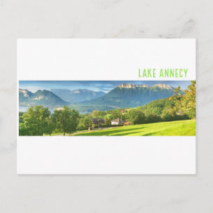 Carte postale du lac d'Annecy