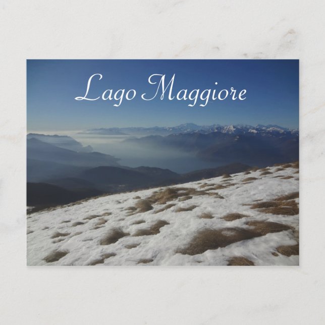 Carte postale du lac Majeur (Devant)