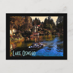 Carte postale du lac Oswego