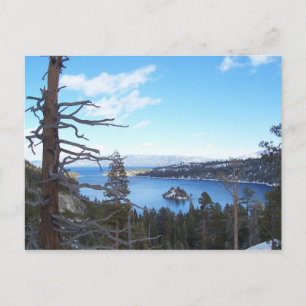 Carte postale du lac Tahoe