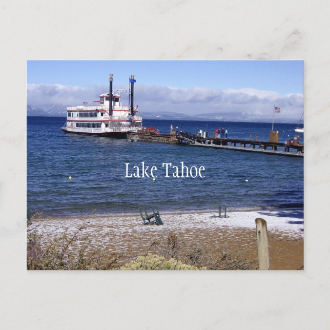 Carte postale du lac Tahoe (Devant)