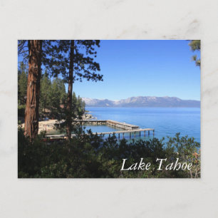 Carte postale du lac Tahoe