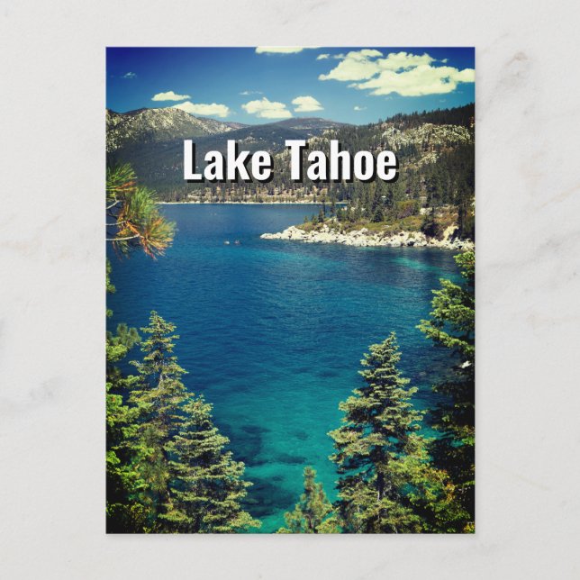 Carte postale du lac Tahoe (Devant)