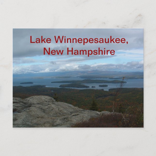 Carte postale du lac Winnepesaukee (Devant)
