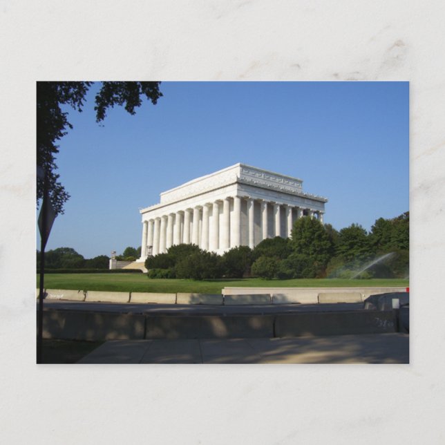 Carte postale du Lincoln Memorial (Devant)