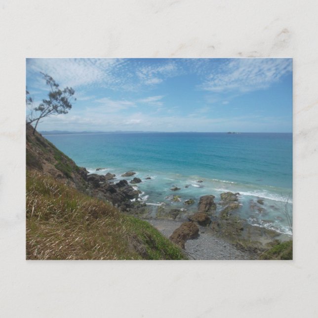 Carte postale du littoral de Byron Bay (Devant)